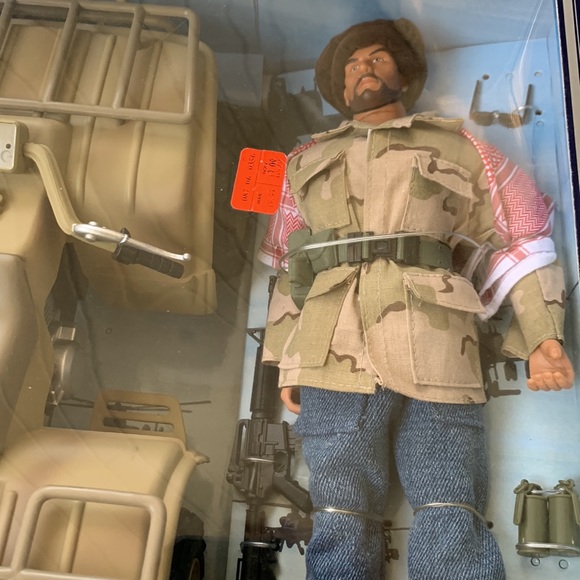 ATV Vehicle & Soldier of The World Army Man Fighter Doll SOTW 2003 new vintage - Picture 7 of 12